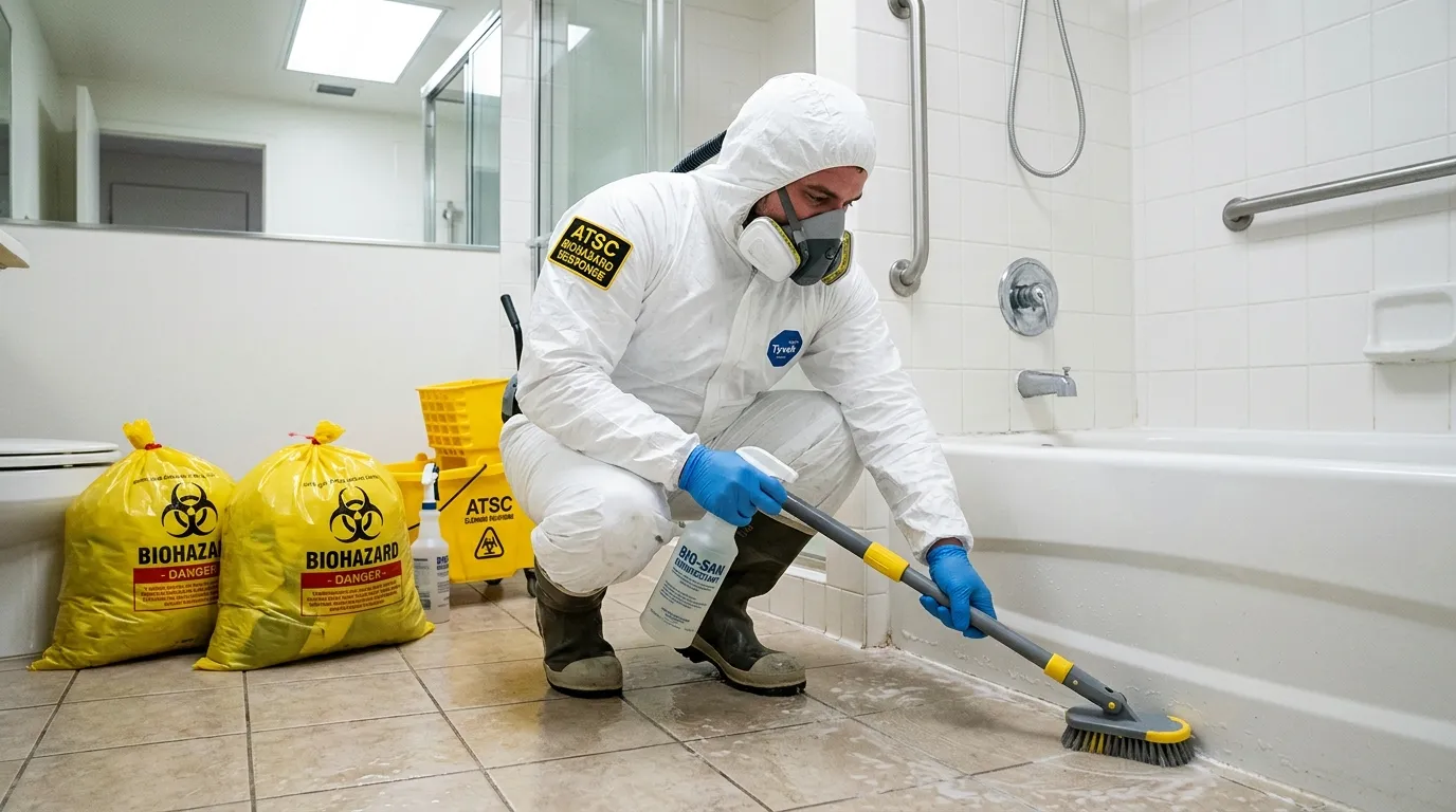 Decontamination equipment deployed for Blood Cleanup in Henderson